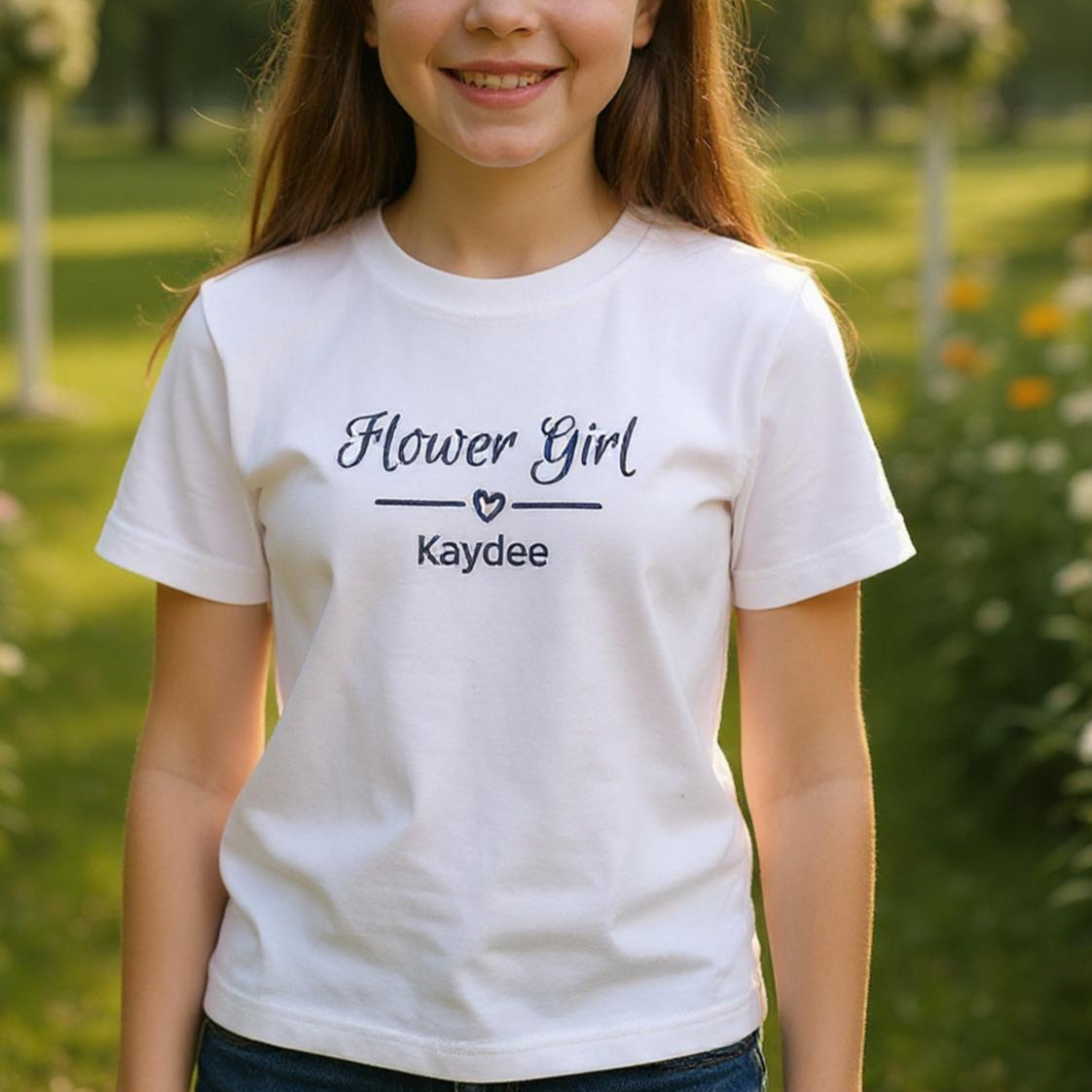 Kids Bridal Party - Embroidered T-Shirt