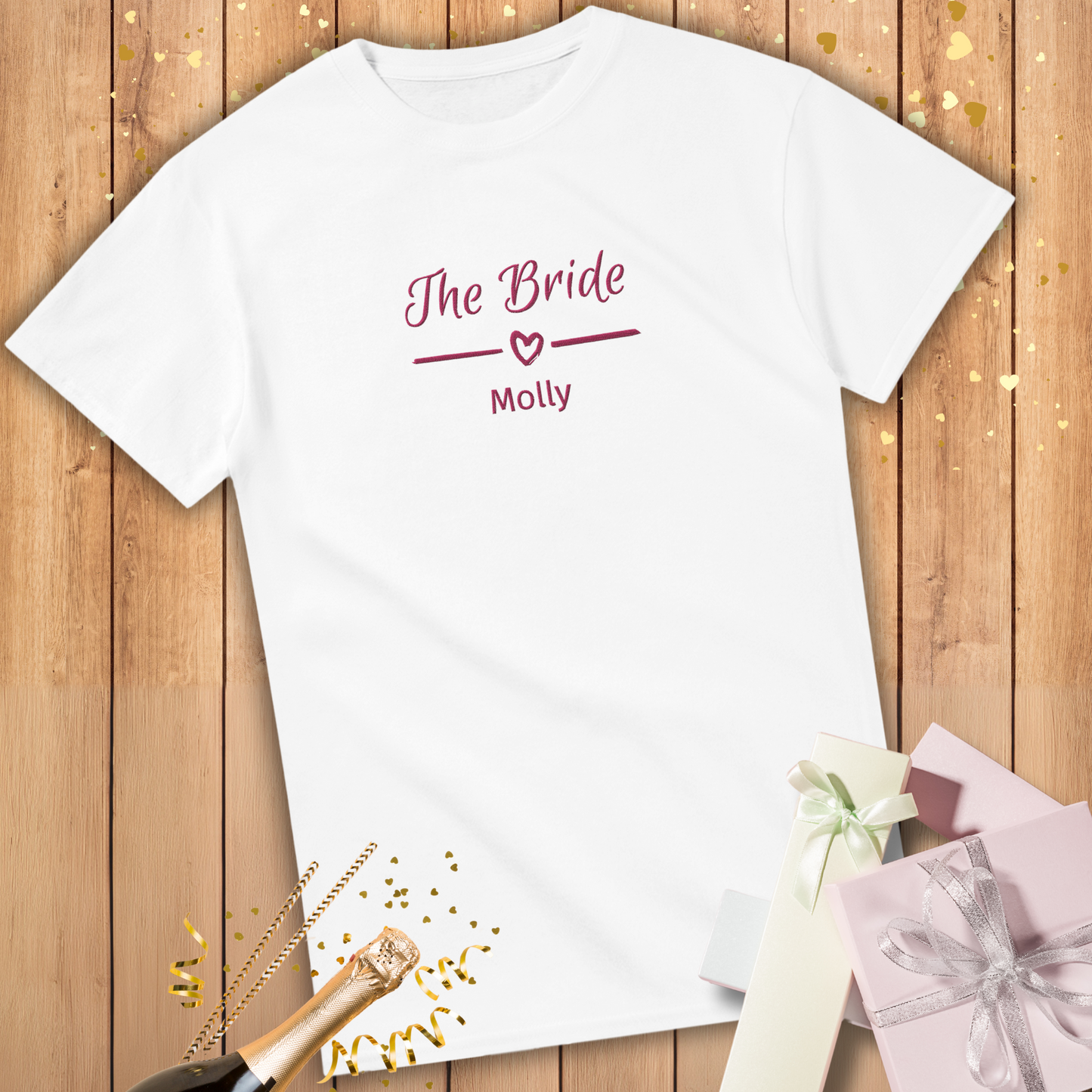 Bridal Party - Embroidered T-shirt