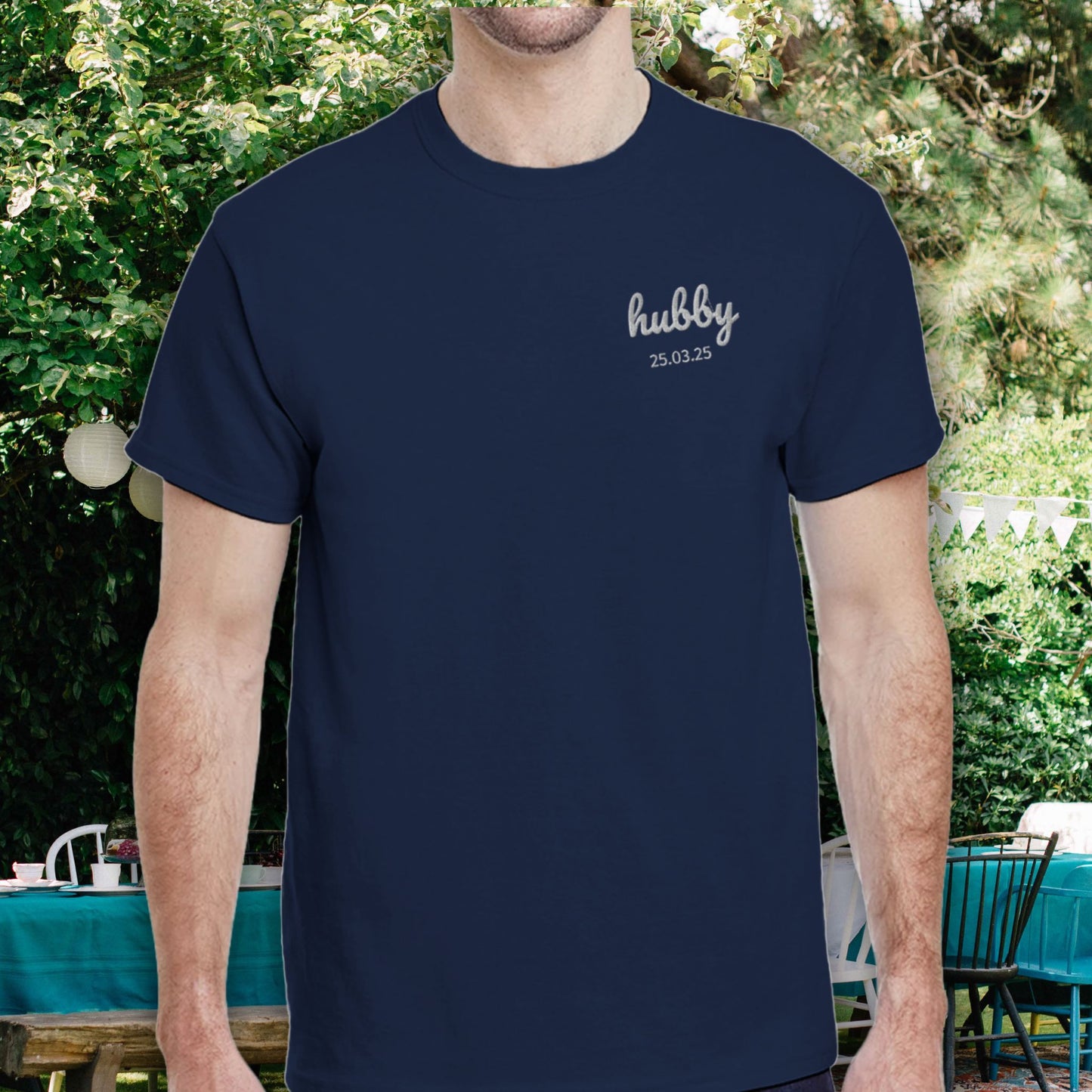 HUBBY Left Chest - Embroidered T-shirt