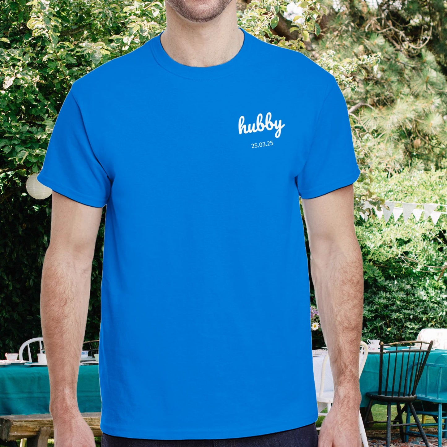 Cute HUBBY - Print T-shirt