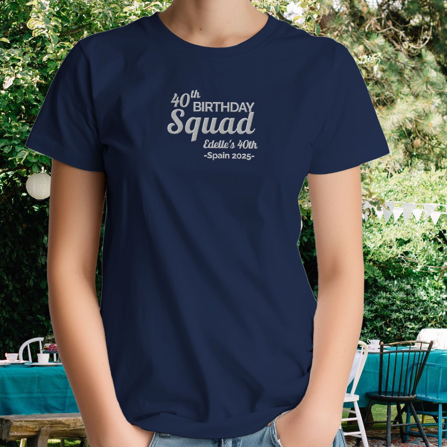Birthday Squad  -Embroidered Design