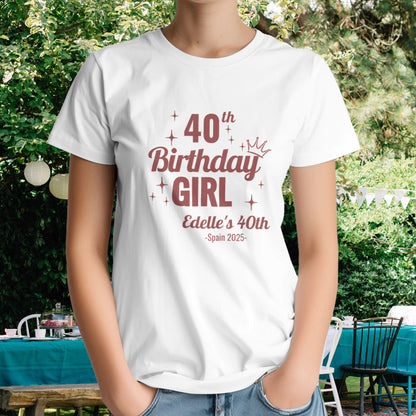 Milestone Birthday Girl - Print