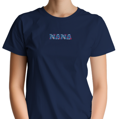 00112 Grandma with Grandkids name- Customizable Embroidery