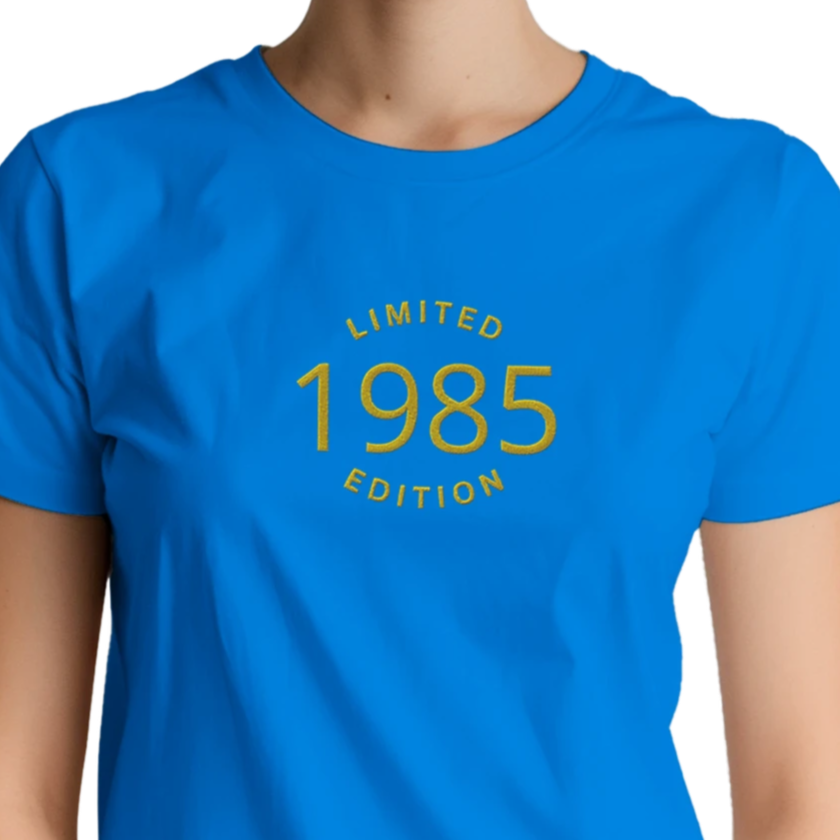 Limited Edition Custom Year - Embroidered Design