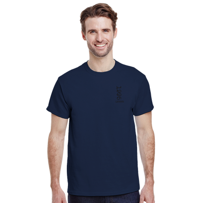 Birthday Legend Distressed - Embroidered Crewneck T-shirt