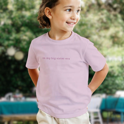 00109 In my big sister era T-Shirt –   Customizable Classic Kids Crewneck T-shirt
