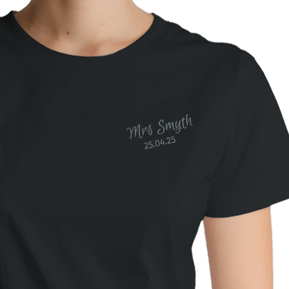 Mrs Minimalist - Embroidered T-Shirt