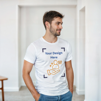 Adults Blank Canvas - Print T-shirt